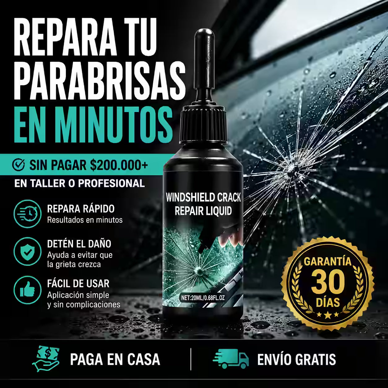 Liquido Reparador de Parabrisas®