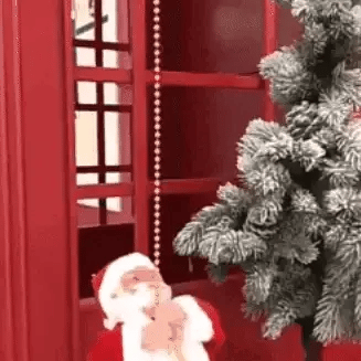 🎅 x2 Papá Noel Escalador™ ¡La decoración más divertida del año!-