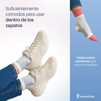 Medias De Compresión - Obtén Alivio Instantáneo De Pies Hinchados Y Adoloridos