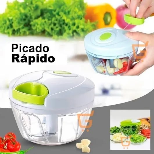 X2 Picadora Manual de Alimentos – ¡Prepara tus comidas en segundos!