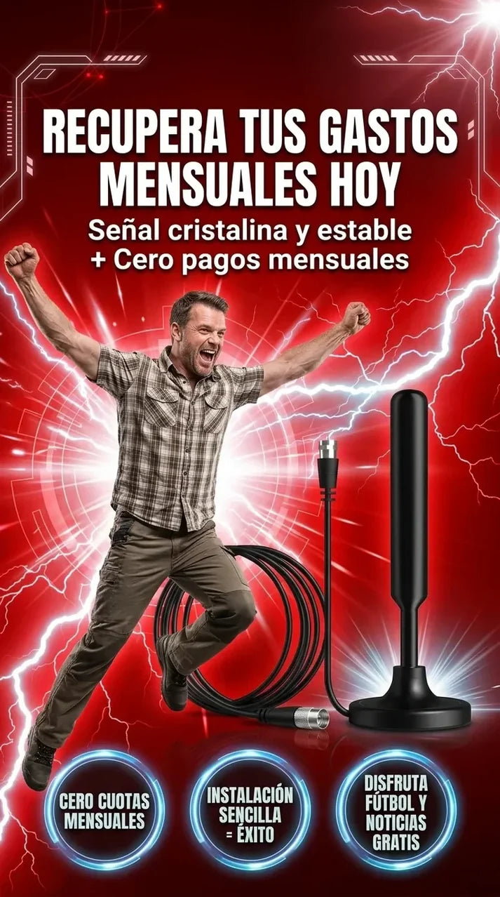 Antena TV Ilimitada - Disfruta Canales HD sin pagar Mensualidades