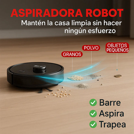 Aspiradora Sweeping Robot -3 en 1
