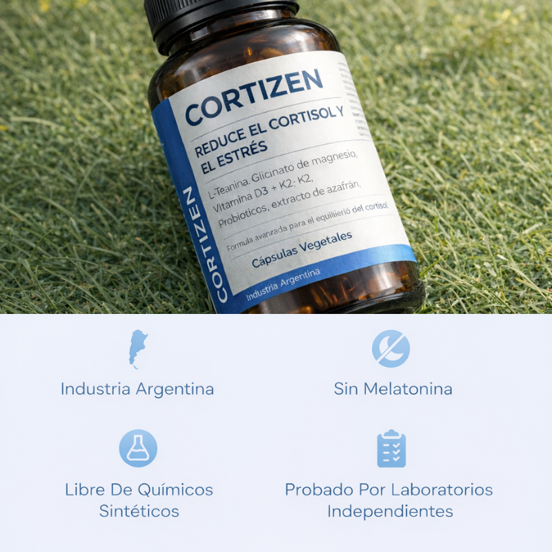 CORTIZENN | Tu aliado natural contra el insomnio y el exceso de cortisol