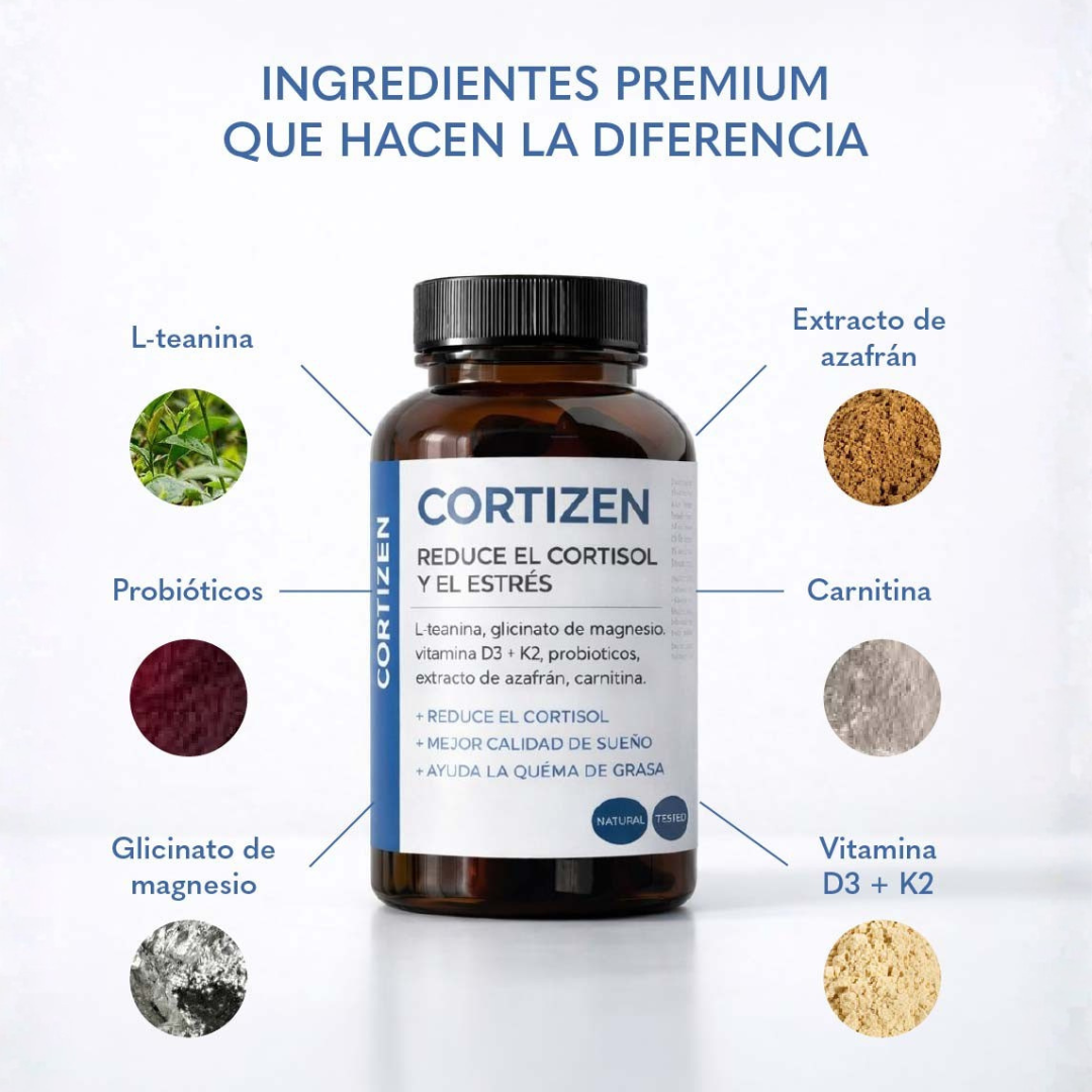 CORTIZENN | Tu aliado natural contra el insomnio y el exceso de cortisol