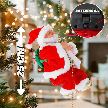 🎅 x2 Papá Noel Escalador™ ¡La decoración más divertida del año!-