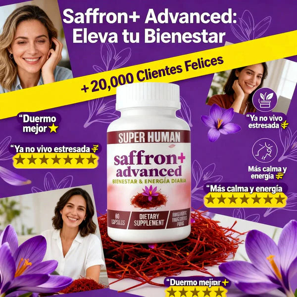 🌸 Saffron+ Advanced – Fórmula Avanzada Natural