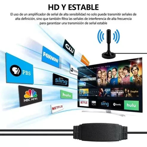 Antena TV Ilimitada - Disfruta Canales HD sin pagar Mensualidades