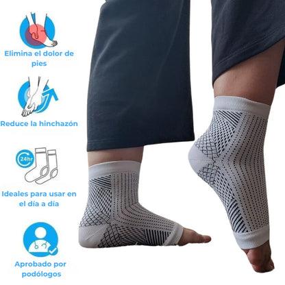 Medias De Compresión - Obtén Alivio Instantáneo De Pies Hinchados Y Adoloridos