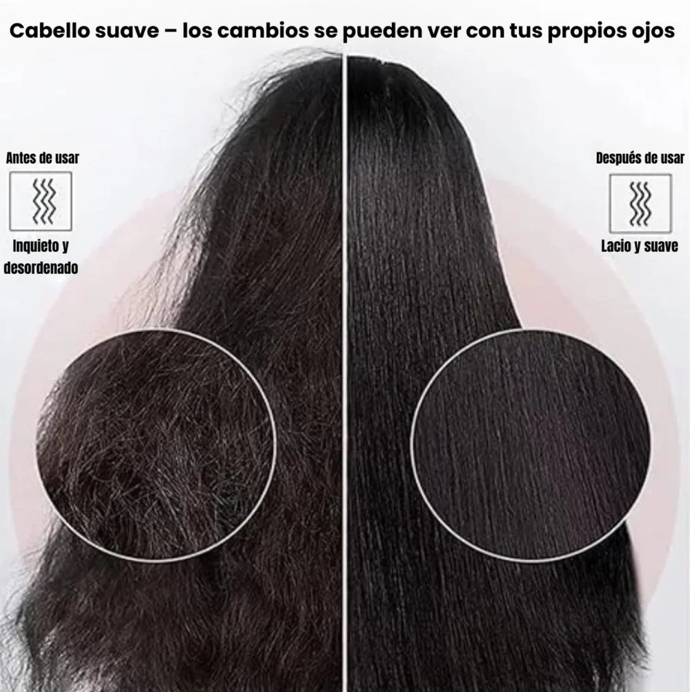 GlowBrush: Cabello Liso Rápido
